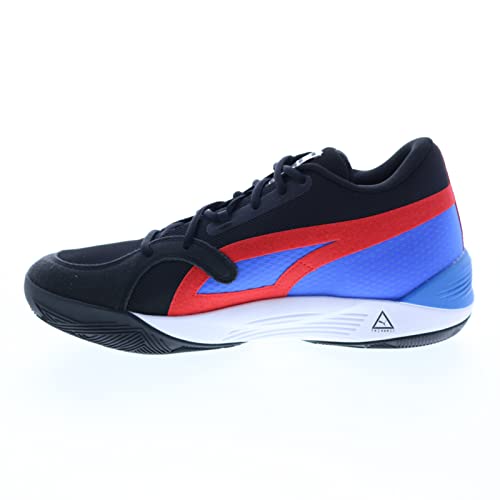 PUMA Tênis de basquete masculino TRC Blaze Court Athletic, Preto, 41