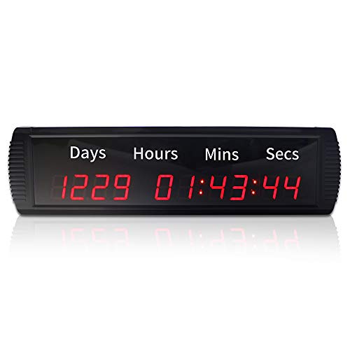 Reloj de pared LED GANXIN cuenta regresiva digital miniatura 1