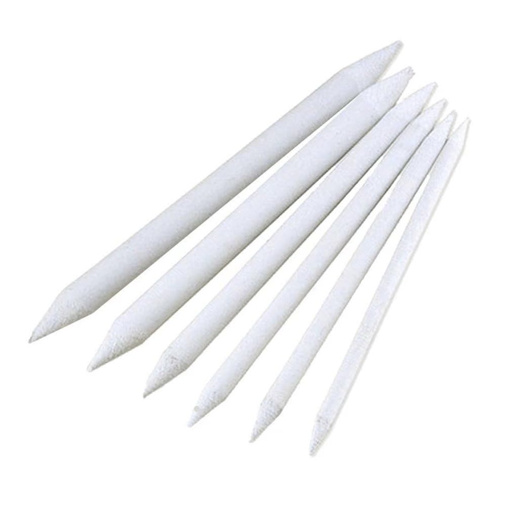 Elyebxj 6PCS Paper Art Blenders, Artist Drawing Blending Stumps Tortillions, Sketching Pencils, Drawing Tools for Artists