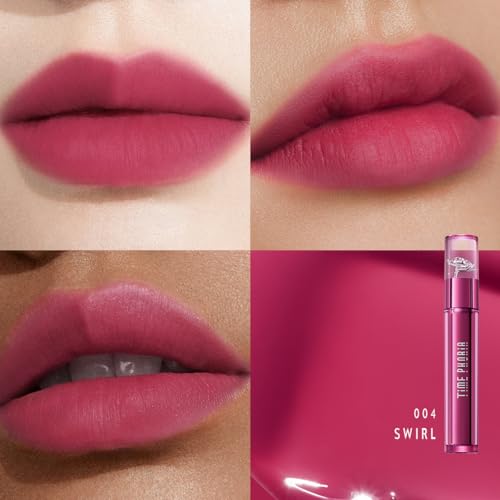 Image of Altera Blurring Tint Lip Stain 004 Swirl, Mauvish Pink Glossy to Soft Matte Finish, Blur Lip Lines, Weightless No-Sticky Airy Velvet Texture, Vibrant Hydrating Long-Lasting Lip Makeup