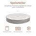 Amazon Basics Essteller-Service, 26.67 cm, 6 Stück