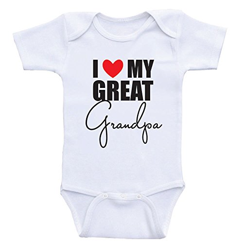 Great Grandpa Baby Clothes Love My Great Grandpa, Grandad, Grandfather