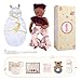 BABESIDE 16 inch Full Body Silicone Baby Dolls, Realistic African American Reborn Doll Black Girl, Bathable Anatomically Correct Newborn with Accessories for Kids 3+ & Collectors