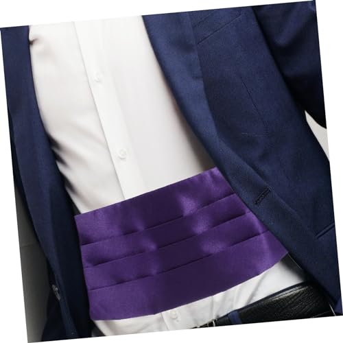 Set de cummerbund y moño para hombre, accesorios formales miniatura 5