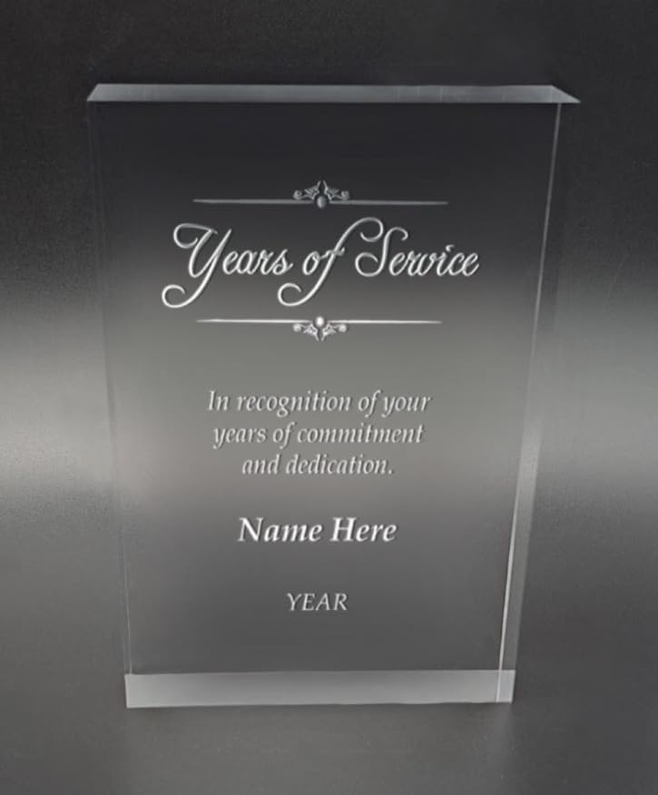 Miniatura 5 de Premio de apreciación corporativa de acrílico premium - Grabado incluido (agradecimiento)