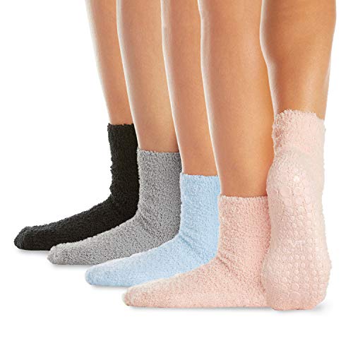 Image of LA ACTIVE Non Slip Yoga Grip Socks - Barre Ballet Pilates Athletic Socks for Men and Women