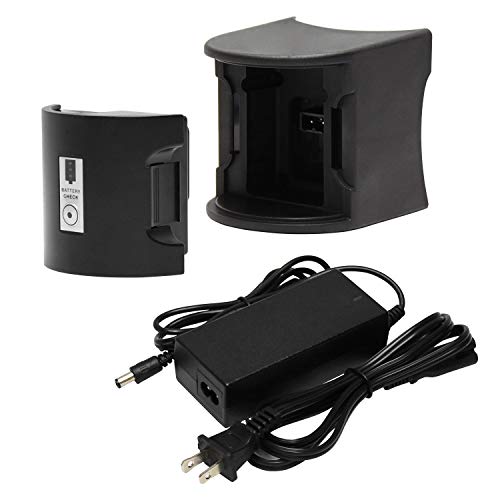 Updated Rechargeable Ni-Cade Battery Set with Holder/Charger/Battery for TERAPUMP Electric Drum Barrel TReDRUM