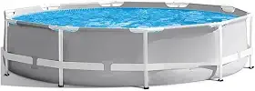 Piscina Com Estrutura Em Prism, 3,05 Metros × 76 CentíMetros, Cinzenta, Adequada Para Adultos E Uso Familiar
