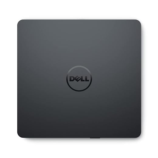 Dell Slim DW316 - Laufwerk - DVD+-RW (+-R DL) DVD-RAM - 8x8x5x - USB2.0 - extern - für Inspiron 14 54XX, 15 55XX, 17 5758, OptiPlex 3020, 9020, Vostro 15 3558, XPS 13 (784-BBBI)