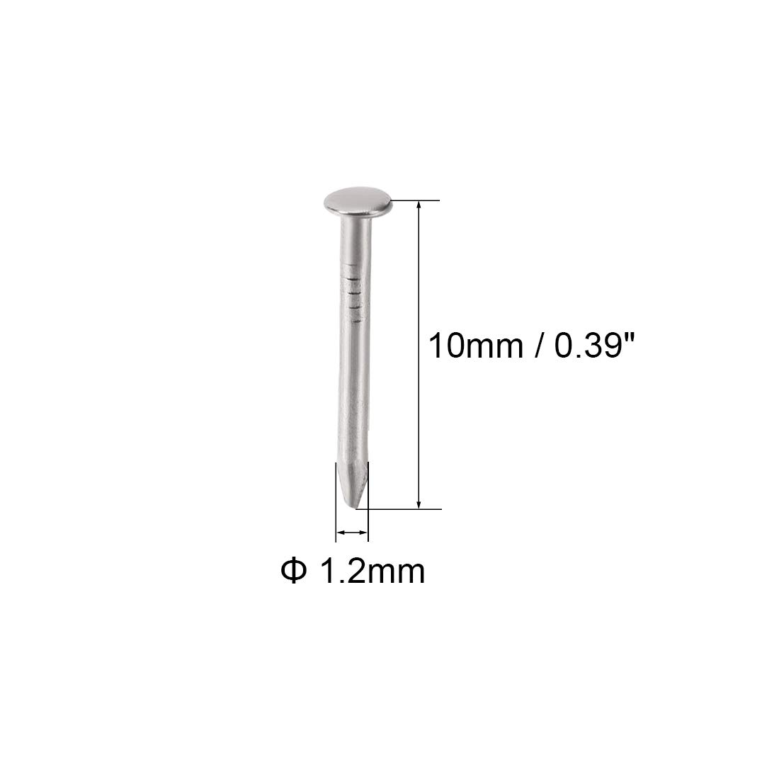 Small Carbon Steel Nails - 500 Pack for DIY Projects -3 Small Carbon Steel Nails - 500 Pack for DIY Projects -3