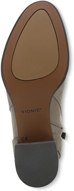Vionic Sienna Women's Comfort Ankle Boot Stone Wp Nubuck - 8 Medium | Image 6