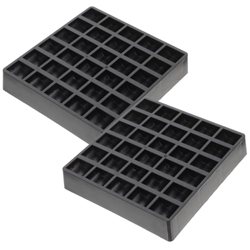 Caja de almacenamiento para monedas negra, 2 piezas miniatura 1