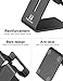 ToBeoneer Phone Stand, Aluminum Phone Holder for iPhone 16 15 14 13 12 11 X 8 7 6 Plus 5, Tablet, Samsung, Huawei, Suitable for All Smartphones, Adding a Touch of Style to Your Office Decor, Black