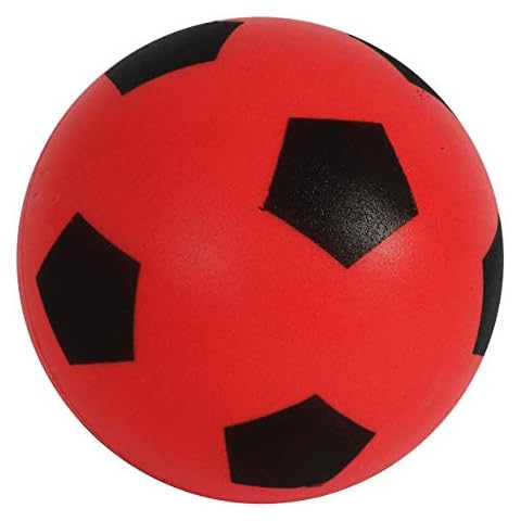 Fun Sport Size 5 Red Football | Indoor/Outdoor Soft Sponge Foam Soccer Ball | Play Many Games For Hours Of Fun | Suitable For Adults, Boys And Girls Of All Ages Cover