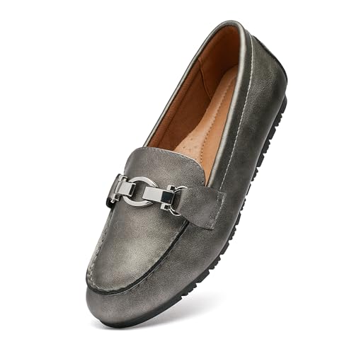 Image of VERDASCO Women's Loafers Comfort Slip-Ons Flat Work Shoes Casual Moccasins Penny Loafers Lady Dress Shoes