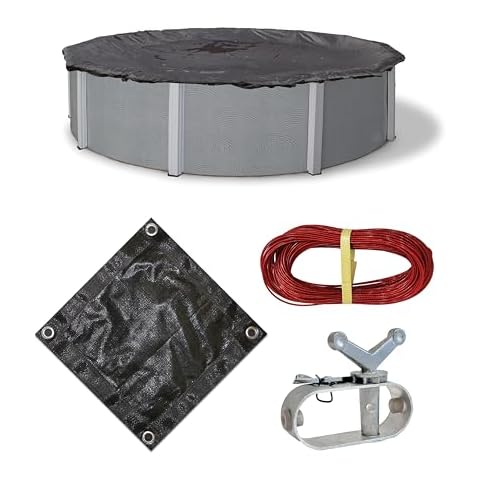 Blue Wave Bronze 8-Year 28-ft Round Above Ground Pool Winter Cover Cover