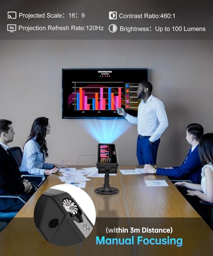 8849 Tank 3 Pro Rugged Smartphone Unlocked, Android 14 Waterproof Rugged Cell Phone with Projector, 6.79" 23800mAh 5G Mobile Phones 32GB RAM 512GB ROM, Dual SIM/Camping Light/2TB Expand/OTG/GPS