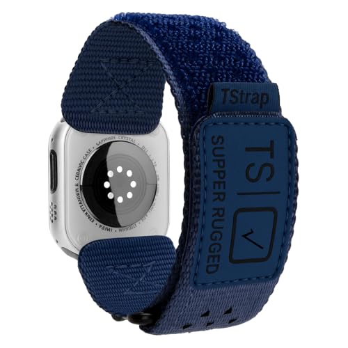 Bracelet sport nylon noir Apple Watch 49mm 46mm 45mm iWatch homme