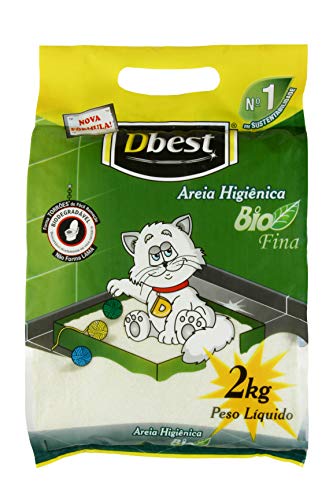 AREIA HIGIÊNICA DBEST BIO FINA 2 Kg