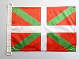 bandera pais vasco png Enganches : Anillos AZ FLAG Bandera Nautica de PAÍS Vasco 45x30cm - Pabellón de conveniencia Vasca - EUSKADI 30 x 45 cm Anillos