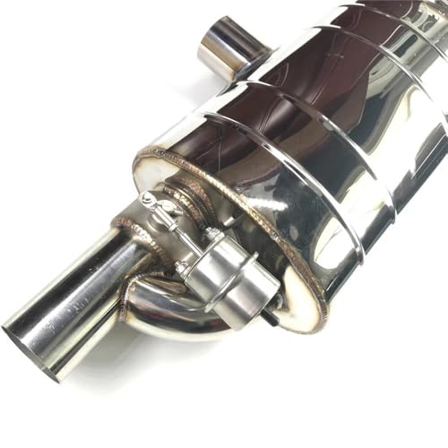 Escape de coche universal de 63mm con mando a distancia para sonido variable 2
