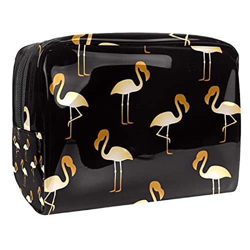 Sac de maquillage imperméable et lavable avec fermeture sécurisée pour cosmétiques de voyage