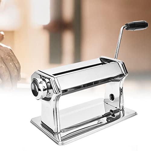 Manual Pasta Machine, Pasta Maker with 6 Thickness Adjustment, 15cm Cut Surfaces Uniform Pressing Metal Clay Roller Machine for Art Craft, Clay Material - Image 4