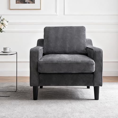 Sillón Chenille Plegable Gris miniatura 7