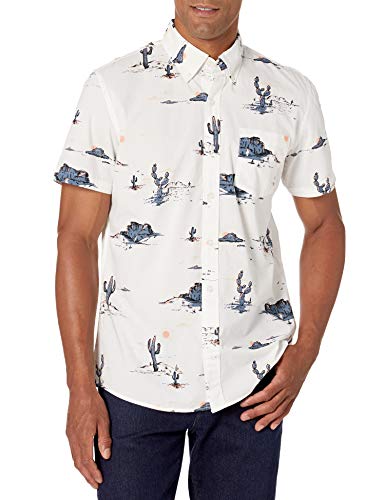 Goodthreads Camicia in Popeline a Maniche Corte