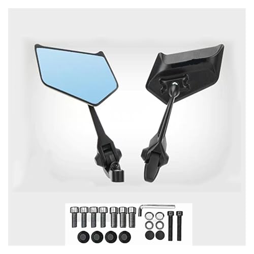 Espejo retrovisor universal convexo para motocicleta que amplía el campo visual trasero