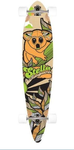 SDS Longboard Koala Pinstripe Pintail Complete Longboard Skateboard