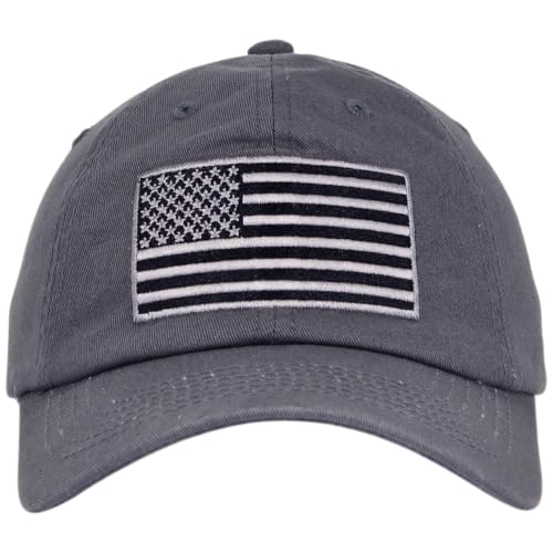 Image of E BY ELIDAN USA Hat, Embroidered American Flag Baseball Cap for Men Women