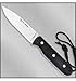 MIGUEL NIETO Nieto - 1080-G10. Cuchillo BUSHCRAFT TERRANO BÖHLER. Mango de G10. Funda de Cuero. Herramienta para Caza, Pesca, Camping, Outdoor, Supervivencia