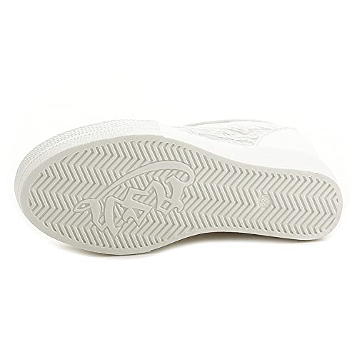 Women Wedges Sneakers with Hidden Heel Ankle High Platform Walking Shoes Fashion Bride Wedding Shoes2