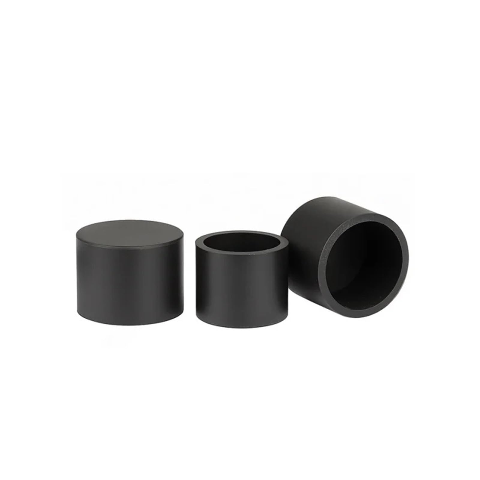Embout Rond en Caoutchouc de Silicone, Joint Noir
