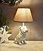 Mops Tischlampe Bulldogge Bulli Leuchte Weiss Tischleuchte Hund Landhaus Lampe cw073 Palazzo Exklusiv