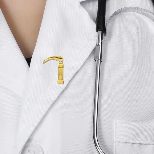 Broche en émail stéthoscope médical pour sac à dos de médecin et infirmière