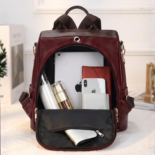 Image of VISMIINTREND Backpack for Women | Stylish Vegan Leather Backpack Bags for Women | College Bag for Girls | Office, Travel & Daily Use