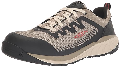 KEEN Utility Men's Arvada Low Height Composite Toe Breathable Industrial Work Sneakers