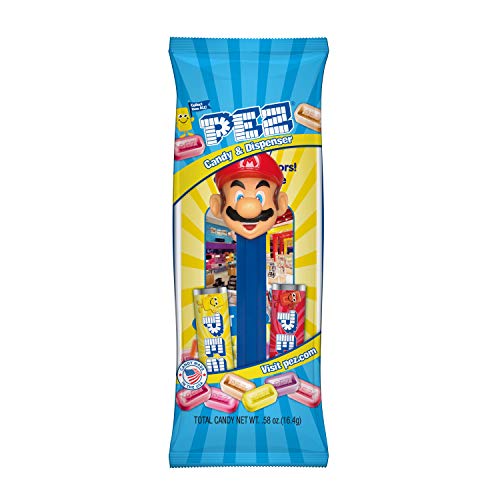 PEZ Candy Nintendo, Assortment Candy, 0.58 Oz (Pack of 12)