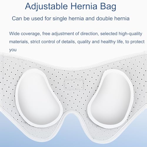 Faja para hernia para hombre banda ajustable con compresión miniatura 2