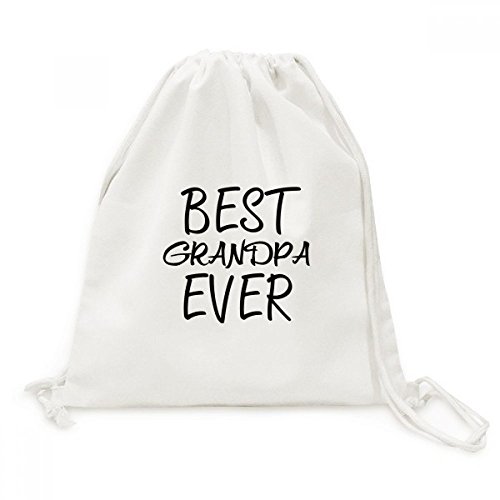 Sac cordon Toile Le Meilleur Grand-Papa pour cadeau grand-père touchant