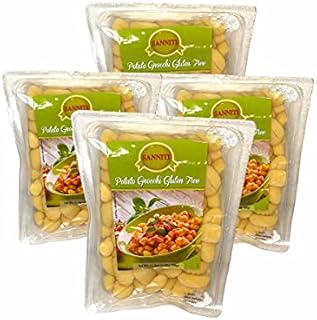 Sanniti Italian Gluten Free Potato Gnocchi, 17.5 oz (500 g) (Pack of 4)