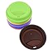 COSMOS Pack of 6 Anti-Dust Spill Proof Soft Silicone Replacement Coffee Mug Lids Cover, Cup Lid Cover