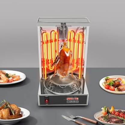 Dönergrill Kebap Grill, für Döner Gas Doner Kebab Maschine Gyrosgrill Tischgrill 3000W – Bild 5
