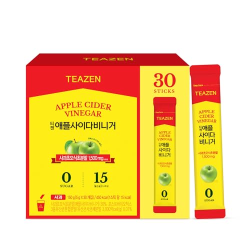 TEAZEN Apple Cider Vinegar Drink Powder Packets – On-the-Go Wellness