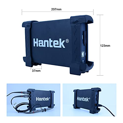 Image of Hantek 2 Channels 80Mhz Oscilloscope PC USB Oscilloscope Digital Storage Virtual Laptop Handheld Portable Osciloscopio (6082BE)