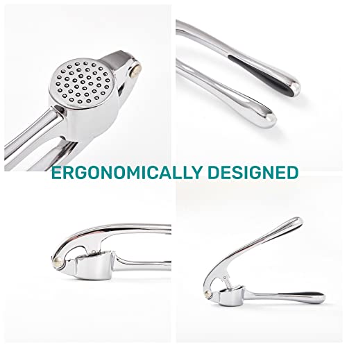 Hiramware GPSSS23 Garlic Press, Premium Rust Proof Kitchen Garlic Mincer Crusher Squeezer thumb #5