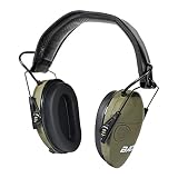 BAIZE Tactical Electronic Shooting Ear Protection 4-Mics Ear-Shaped Earmuffs Anti-Noise Sound Amplif