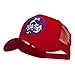 Lunar Landing NASA Patched Mesh Back Cap - Red OSFM